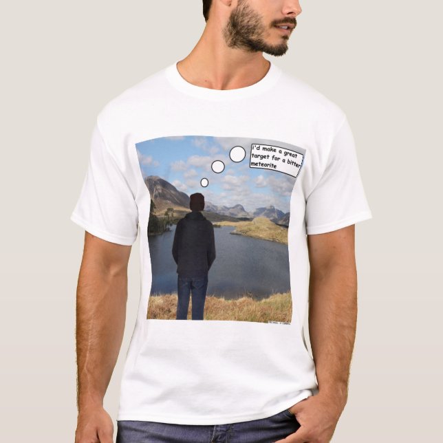 Camiseta Um meteorito amargo (Frente)