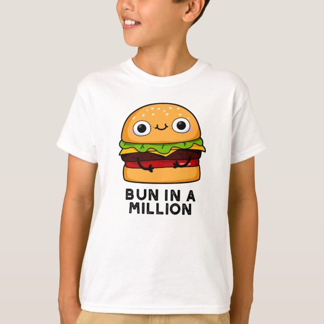 Camiseta Um Milhão De Burger Pun Engraçado (Frente)