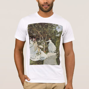 Camiseta Um moinho de vento em Zaandam Claude Monet