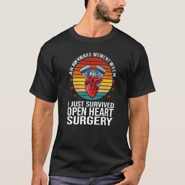 Camiseta Um Momento Em Que Sobrevivi A Cirurgia Aberta Do C (Frente)