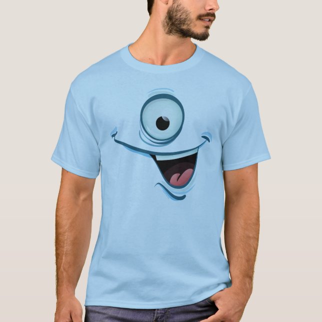 Camiseta Um monstro Eyed (Frente)