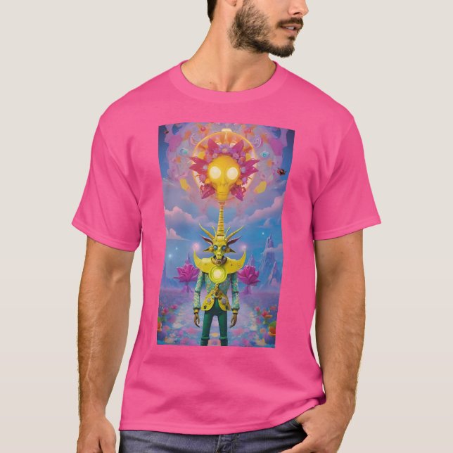 Camiseta Um Morto e Grateful Baphomet (Frente)