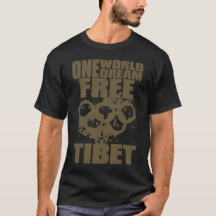 CAMISETA UM MUNDO UM TIBET LIVRE IDEAL