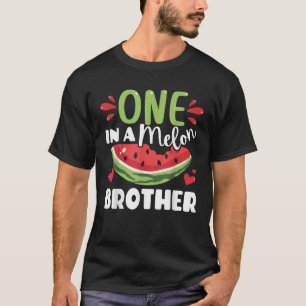 Camiseta Um na família Melon Brother Watermelon Summer Va