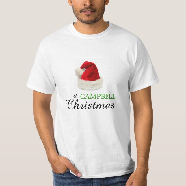 Camiseta Um Natal de CAMPBELL (Frente)