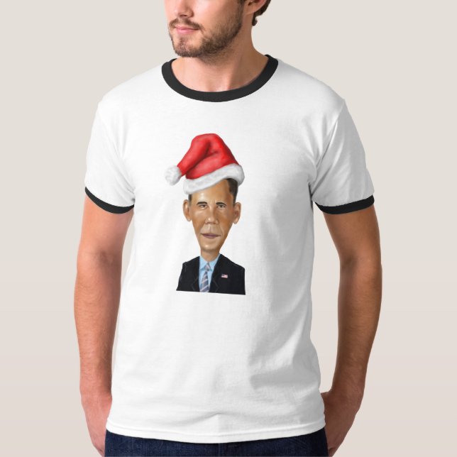 Camiseta Um Natal de Obama (Frente)