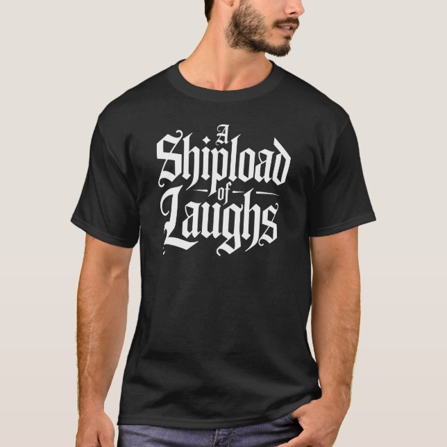 Camiseta Um Navio de Risadas (Frente)