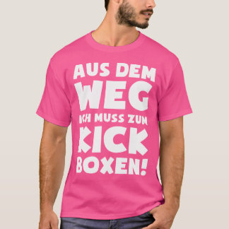 Camiseta Um Necessário Para Kickboxe Engraçado Kick-Boxer K