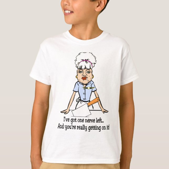 Camiseta um nervo deixado (Frente)