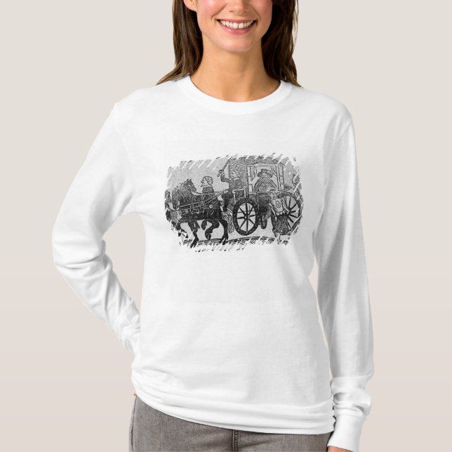 Camiseta Um nobre em sua carruagem (Frente)