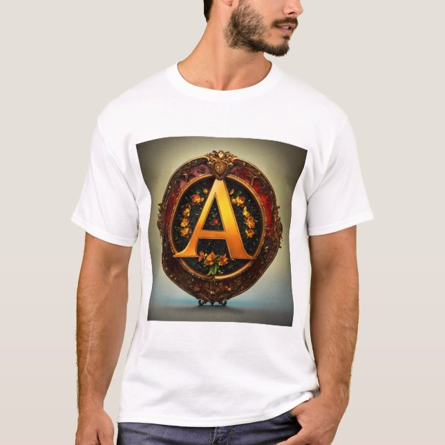 Camiseta Um nome alfabético (Frente)