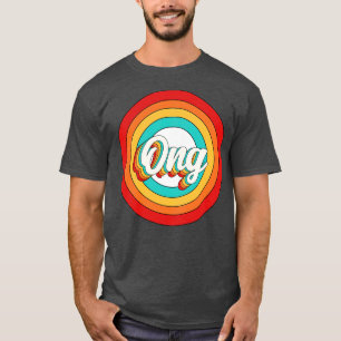 Camiseta Um Nome Shirt Vintage Em Círculo