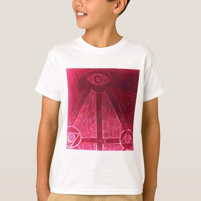Camiseta um olho que olha o (Frente)