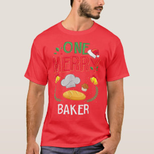 Camiseta Um padeiro de Feliz cozinhando panificação doce Su