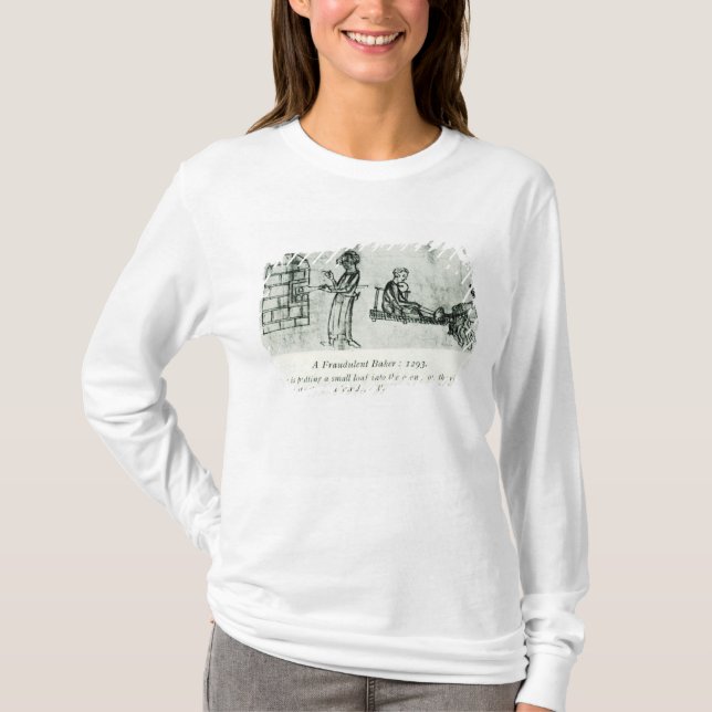 Camiseta Um padeiro fraudulento, 1293 (Frente)