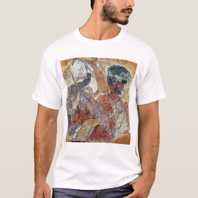 Camiseta Um padre que conduz um touro sacrificar (Frente)
