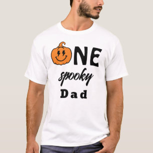 Camiseta Um Pai Assustador de Halloween para Família Combin