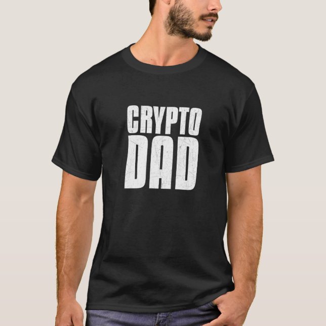 Camiseta Um Pai Crypto É Um Pai Rico (Frente)