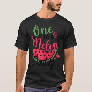 Camiseta Um Pai de Melão Festa de Família de 1º Aniversário