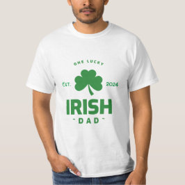 Camiseta Um Pai Irlandês Sortudo