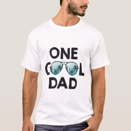 Camiseta Um Pai Legal Óculos de sol Dia de os pais de verão