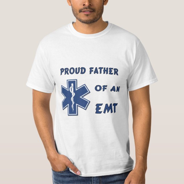 Camiseta Um pai orgulhoso de um EMT (Frente)