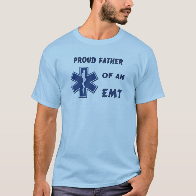 Camiseta Um pai orgulhoso de um EMT (Frente)