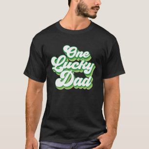 Camiseta Um Pai Sortudo, Retro Vintage, Rua Patrick Day