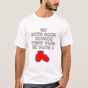 CAMISETA UM PAÍS SEM CAMPONÊS NÃO É MAIS UM PAÍS!