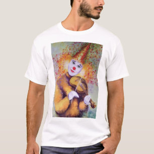 Camiseta Um palhaço doce tocando violino