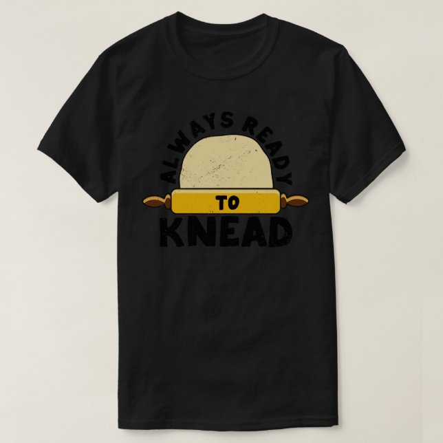 Camiseta Um Pão Engraçado Sempre Pronto Para Bater1 (Frente do Design)