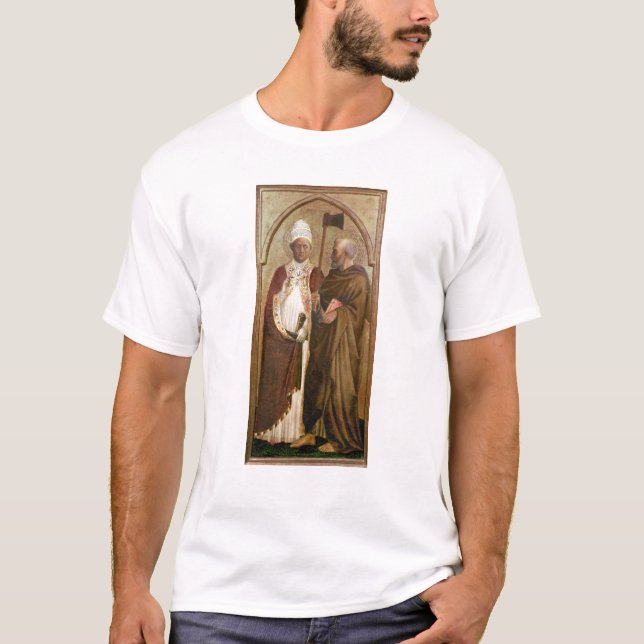 Camiseta Um papa e um St. Matthias, c.1428-29 (Frente)