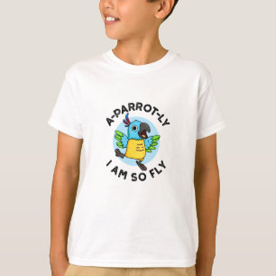 Camiseta Um papagaio Eu Sou Tão Fly Animal Papagaio