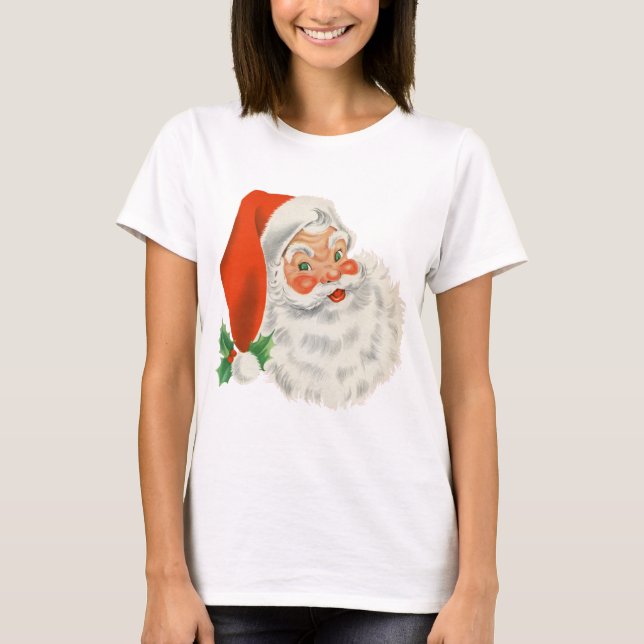 Camiseta Um Papai noel retrô (Frente)