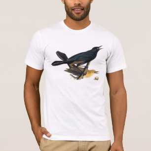Camiseta Um par de Grackles Barco-Atado