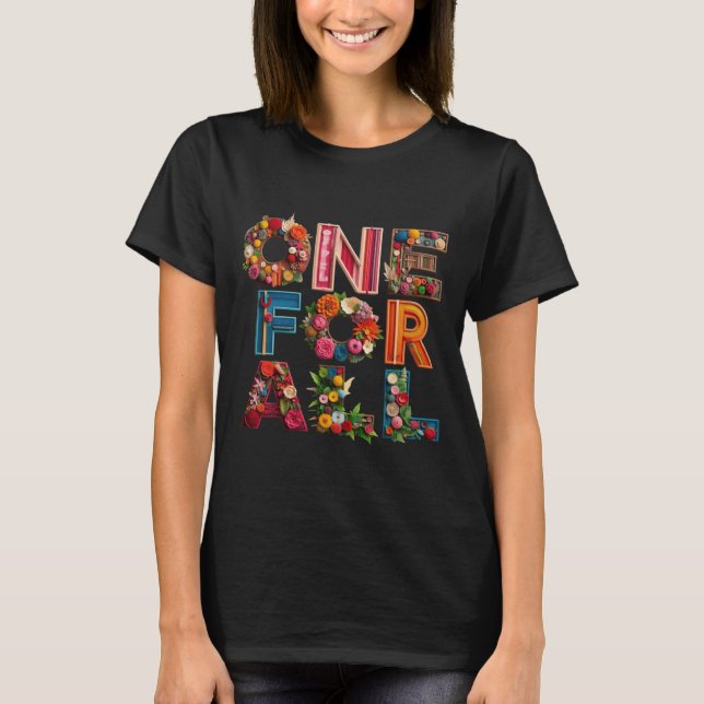 Camiseta Um para todos a unidade de integração (Frente)