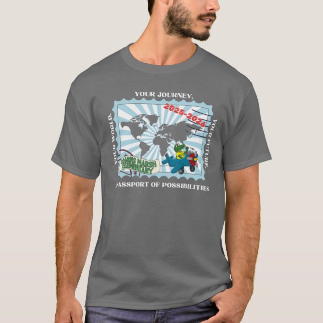Camiseta Um passaporte de possibilidades! (Frente)