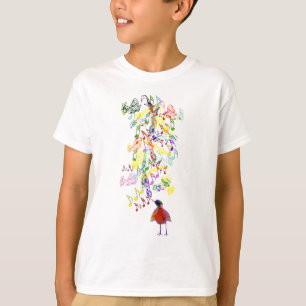 Camiseta Um passarinho pequeno disse-me assim