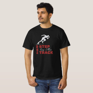 Camiseta Um Passo Uma Faixa Mantenha-se Bem