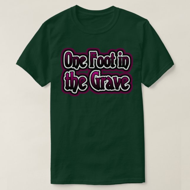Camiseta Um Pé no Grave (Frente do Design)