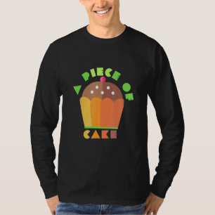 Camiseta Um Pedaço De Bolo Bolo roupa de confeiteiro tr