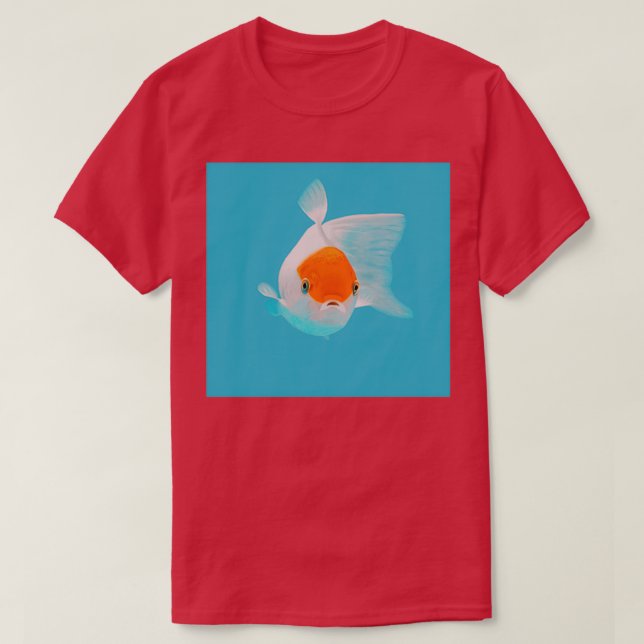 Camiseta um peixe-carpa (Frente do Design)