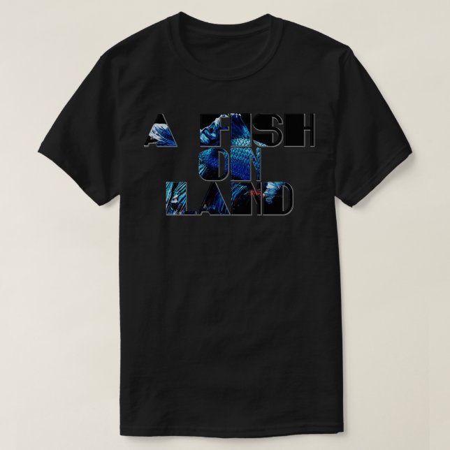 Camiseta Um Peixe Em Terra (Frente do Design)