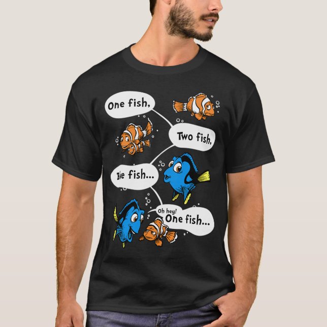 Camiseta Um Peixe, Peixe Azul (Frente)
