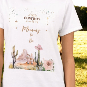 Camiseta Um Pequeno Cowboy Rústico Oeste Selvagem Menino Fu