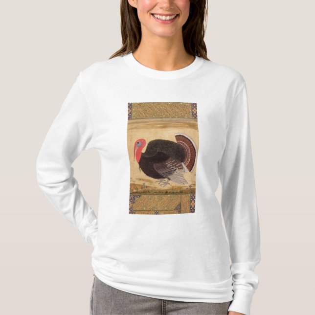 Camiseta Um peru, trazido a Jahangir (Frente)