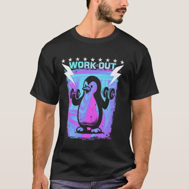 CAMISETA UM PINGUINO GINHO - VÍBULOS DIVERSOS DO EXERCÍCIO  (Frente)