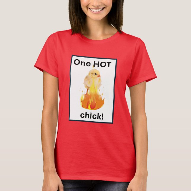 Camiseta Um Pintinho quente (Frente)
