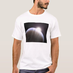 Camiseta Um planeta extrasolar com sua estrela do pai
