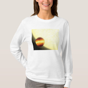 Camiseta Um planeta gás-gigante que orbita muito perto